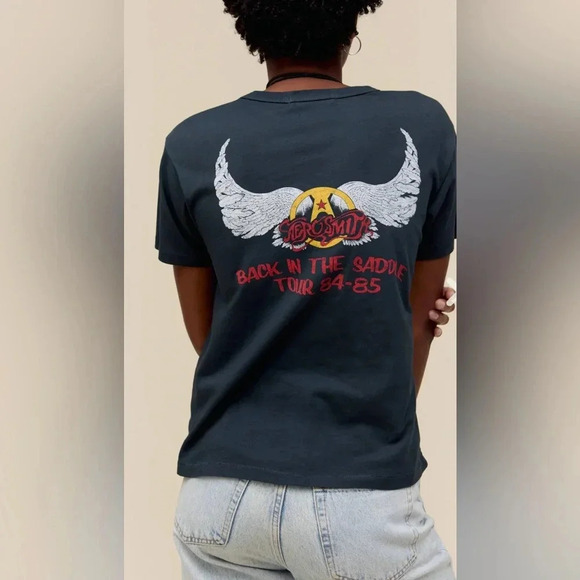 New daydreamer Aerosmith 84-85 Back in the Saddle tour T sz Medium - Picture 2 of 6